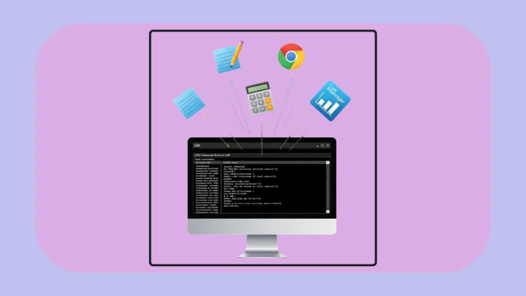 Open Applications Using Command Prompt